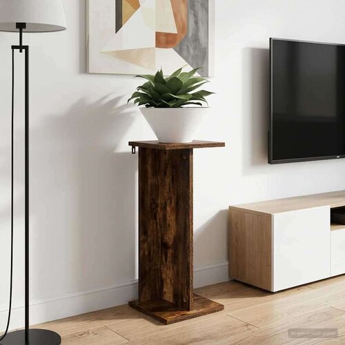  Stalak za biljke 2 pcs Dimljeni Hrast 25 x 25 5 x 60 5 cm Cene