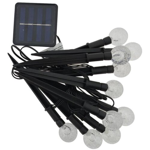  LED RGB solarna svetiljka 10xLED/1,2V 300 mAh IP44 crna Cene