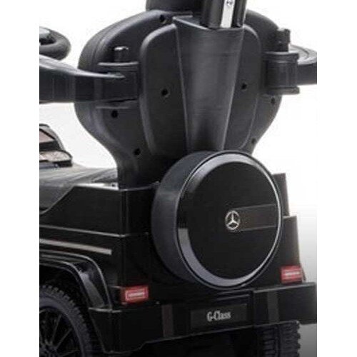 Enero Toys Mercedes-Benz dječja guralica 3u1 &amp;ndash; ručka za roditelje, za&amp;scaron;titna ograda, oslonci za noge, crna Slike