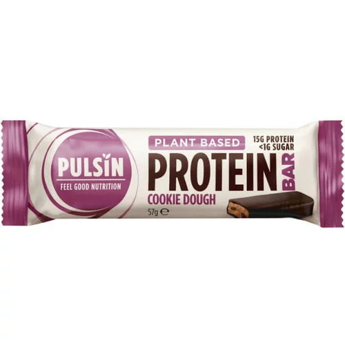Pulsin Proteinska ploščica Piškot, (57 g)