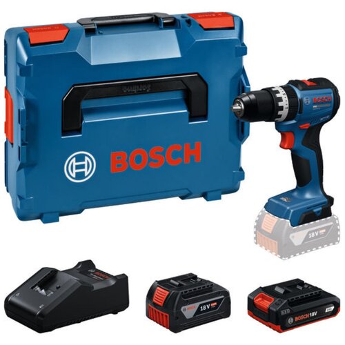Bosch Akumulatorska vibraciona bu&scaron;ilica/odvrtač GSB18V-52, 1x GBA 18V 2.0Ah + 1x GBA 18V 4.0Ah + GAL 18V-40 + L-boxx, 06019S0122 Cene