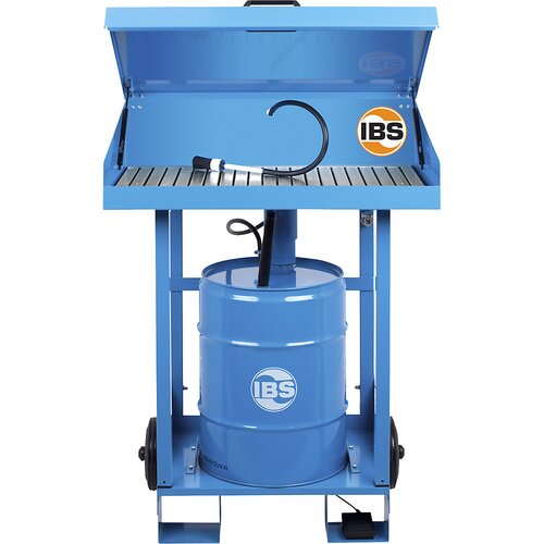 IBS Scherer Pomična naprava za čiščenje delov s pokrovom, za 50-l sod, VxŠxG 920 x 790 x 490 mm Cene