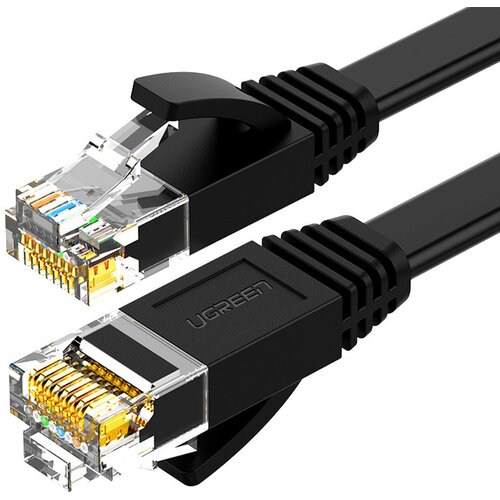 Ugreen Flat LAN RJ45 Ethernet Cat povezovalni kabel. 6 5m črna, (21090626) Cene