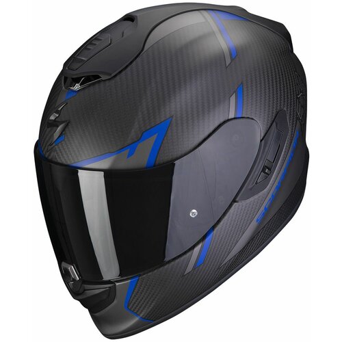 Scorpion Exo-1400 evo carbon air kendal matt black blue kaciga Slike