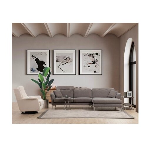 Atelier Del Sofa ugaona garnitura Costor Corner Right Grey Slike