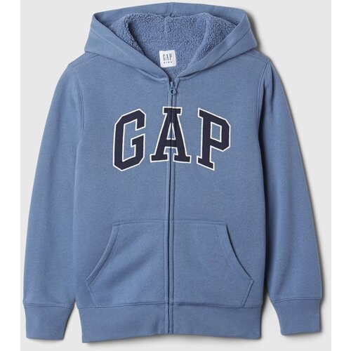 GAP Children&amp;#039;s sherpa sweatshirt with logo - Boys Slike