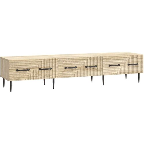 TV ormar Hrast sonoma 147 x 34 5 x 30 cm Konstruirano drvo - Hrast sonoma Cene