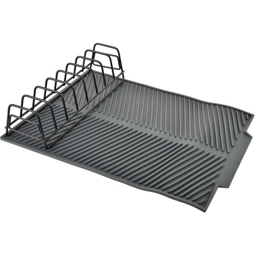 Mondex Ociekacz silikonski Stojalo Modern Kitchen 43x33x8 črn 1 kom, (5000191491) Slike