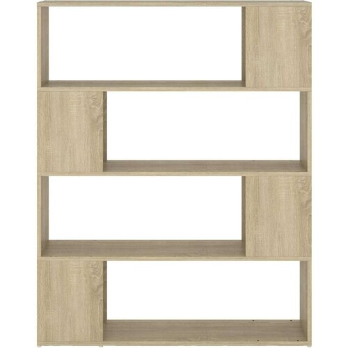 VidaXL ormarić za knjige / sobna pregrada boja hrasta 100x24x124 cm Slike