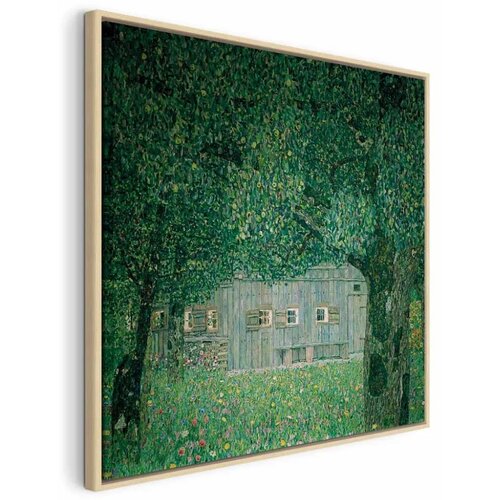  Slika - Gustav Klimt &ndash; Ober&ouml;sterreichisches Bauernhaus 60x60 U prirodnom drvenom okviru Cijene