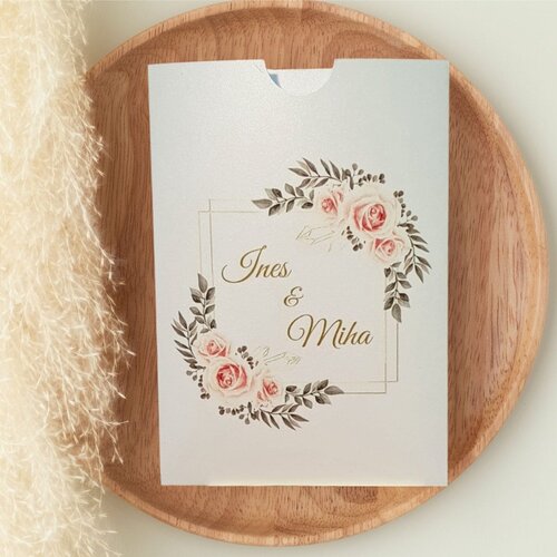  Poročna vabila CVETLIČNA PORCVE 105 Cene