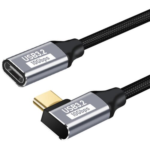 INF Desni kot USB-C podalj&scaron;ek Mo&scaron;ki v Ženski, PD 100W, Alu+Najlon 1,5 M, (5000277006) Cene
