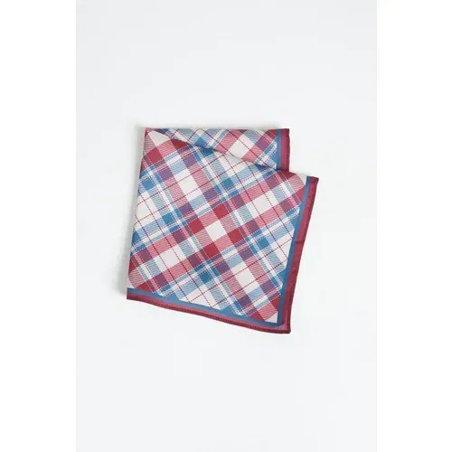 ALTINYILDIZ CLASSICS Men's Red-white Patterned Handkerchief