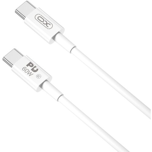 XO Kabel USB-C na USB-C NB-Q190A 1m 60W bel, (20441821) Cene