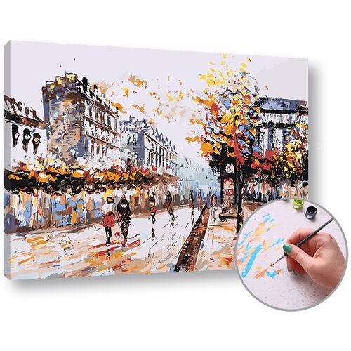  Slikanje po brojevima ULICA - Level Profi - 70x50 cm | bez okvira Cijene