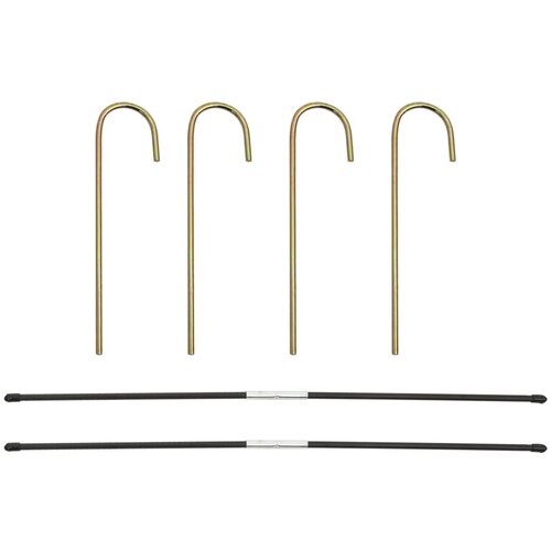 Nogometna mreža za gol s metom 120 x 80 x 80 cm poliester Slike