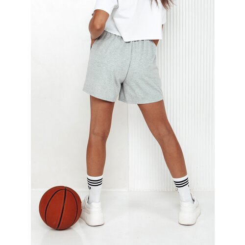 DStreet Women's sweat shorts PELLA light grey Cene