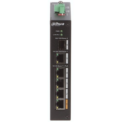 Dahua PFS3106-4ET-60-V2 4port Unmanaged PoE switch Cene