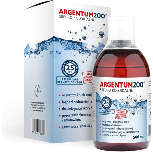 Aura Herbals Argentum 200 Collodial Silver 25 ppm tonik s koloidnim srebrom 500 ml Cene
