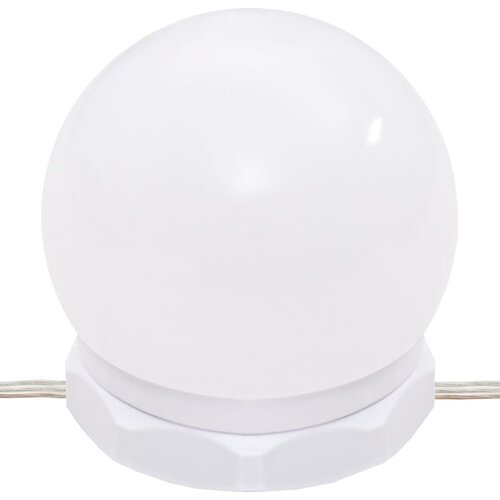  Toaletni stolić s LED svjetlima boja betona 130 x 50 x 132,5 cm Slike