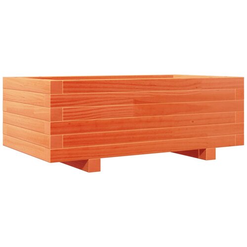 VidaXL vrtno cvetlično korito vo&amp;scaron;č. rjavo 70x40x26,5 cm trdna borovina, (21255564) Slike
