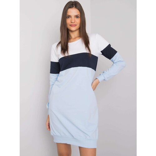 RUE PARIS Dress-RV-SK-5869.04-white-blue Slike