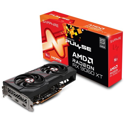 Sapphire RX 9060 XT 16GB Pulse Raedeon OC GDDR6 Slike