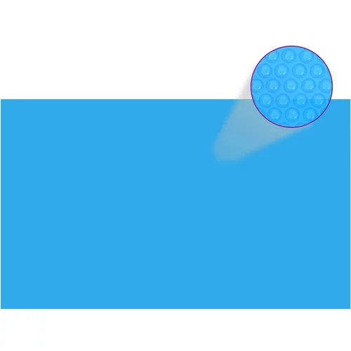  Pravokutni pokrivač za bazen 500 x 300 cm PE plavi