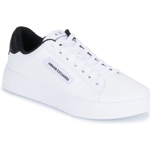 Armani Exchange Nizke superge XUX203 Bela Slike