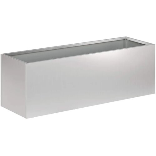  Vrtna saksija 2 kom. Srebrna 60 x 20 x 20 cm Pocinčani čelik - Pocinčani čelik 60 x 20 x 20 cm 2 Slike