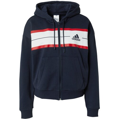 Adidas &amp;Scaron;portna jopa na zadrgo temno modra / rdeča / bela Slike