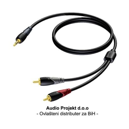 ProCab Kabal AUX CLA711 10 m 2xRCA &ndash; 3.5 mm jack Cijene