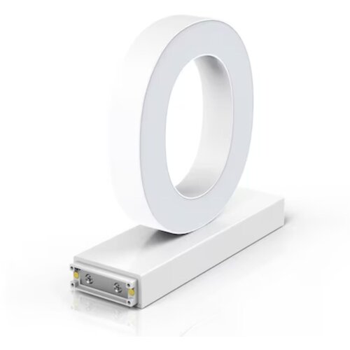 Abc led črka o 75mm za sestavo napisa arial 6500K "klik" bela Cene