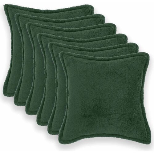  Presvlaka za jastuk 6 kom. HOUTEN Tamnozelena 30 x 30 cm Boucl&eacute; - Tamnozelena 30 x 30 cm 6 Cijene