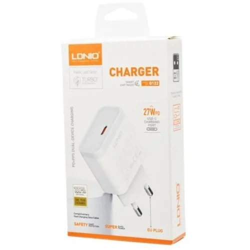  Kucni punjac LDNIO Q122 PD 27W USB C + kabal iPhone