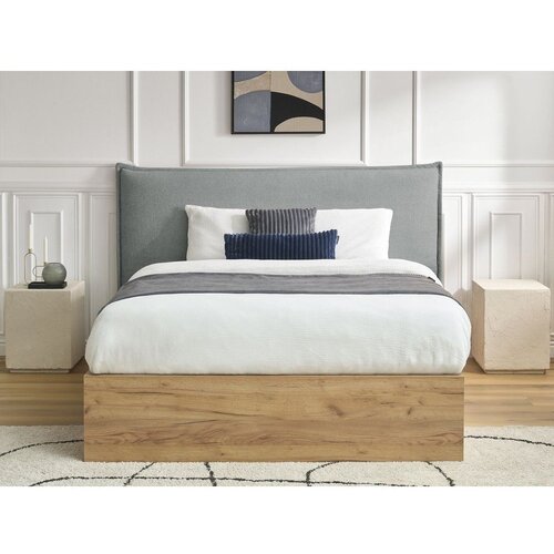 Bobochic Paris Svijetlo sivi podstavljeni tapecirani/od iverice bračni krevet s prostorom za odlaganje s podnicom 180x200 cm Charlie &amp;ndash; Slike