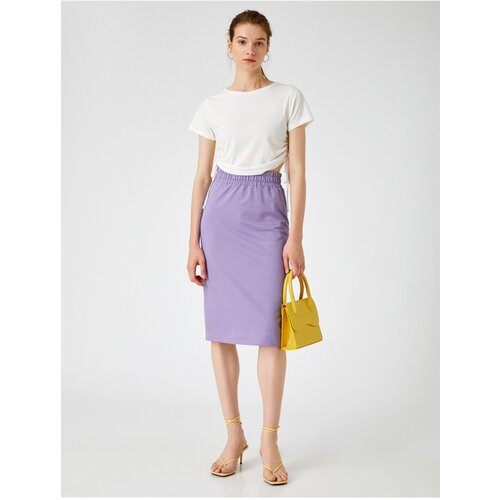 Koton Skirt - Purple - Midi Slike