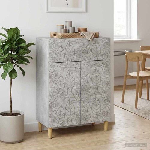  Kreveta Betonska siva 66 x 34,5 x 90 cm Konstruirano drvo Cijene