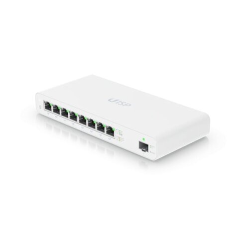 Ubiquiti UISP-S Managed Switch Layer 2 8x GE, 1x SFP, 8x PoE OUT ( UQ074 ) Cene