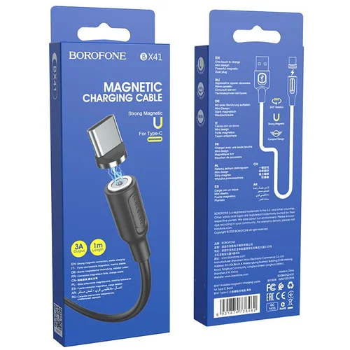 Borofone Lightning magnetni kabal BX41 Amiable