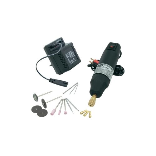 Donau Elektronik majhen vrtalnik z opremo super power set\, 45 w\, 12000 - 20000 vrtljajev/min\, 0500V1, (21506420) Cene