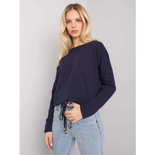 BASIC Feel Good Blouse-RV-BZ-5122.08P-navy blue Slike