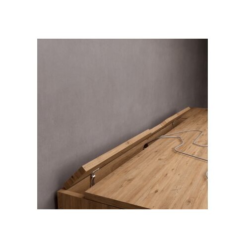 Hanah home Radni sto Atlas 1600-59, 160x77.4x55 cm, Boja hrasta Slike