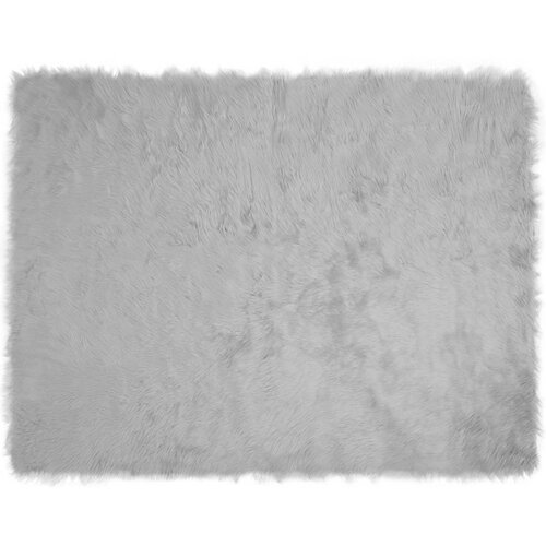  Tepih od umjetne ovčje kože TAFALLA Siva 240 x 340 cm Poliester Slike