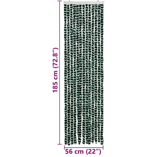  Zastor protiv insekata zeleno-bijeli 56 x 185 cm &amp;scaron;enil Slike