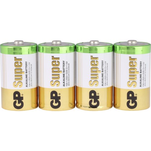 GP Batteries Super mono (D)-baterija alkalno-manganov 1.5 V 4 kos, (20638336) Slike
