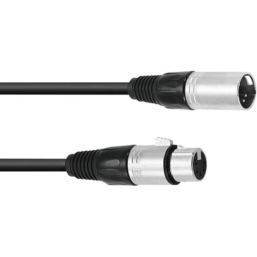 Omnitronic 30220768 XLR priklučni konektor [1x mo&scaron;ki konektor XLR 5-polni - 1x ženski konektor XLR 5-polni] 3.00 m črna, (20428048) Cene