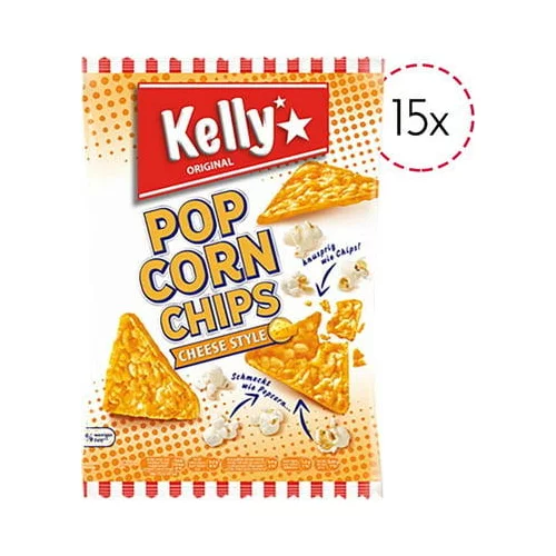 Kelly's POPCORNCHIPS Cheese - 15 kosov