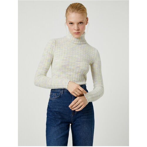 Koton Şahika Ercümen X - Soft Textured Turtleneck Sweater Cene