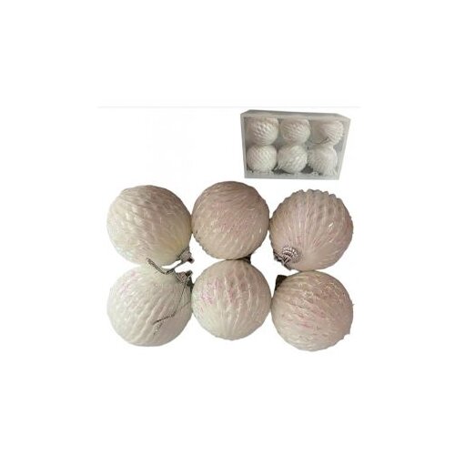  Kugle za bor 6/1 6cm Bijela Cijene
